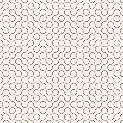 seamless pattern repeating geometric elements vector image