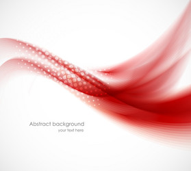 Red Swirl Abstract Background vector image