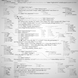 html css listing vector image