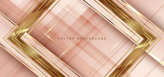 abstract 3d modern luxury template soft pink vector image