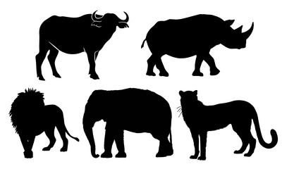 Big 5 Africa Vector Images (95)