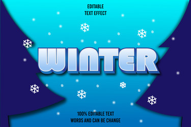 editable text effect 3d emboss modern style vector image