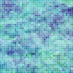abstract square pixel mosaic background vector image