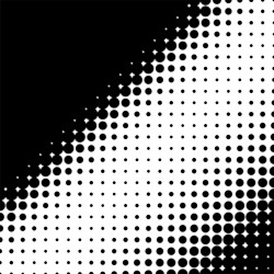 black and white dotted pattern creating a gradient vector image