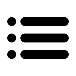 Hamburger Menu Icon - Web UI Element vector