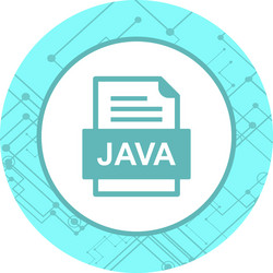 java file document icon vector image