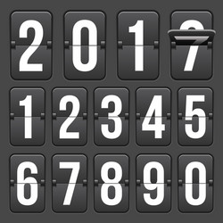 creative of countdown timer vector image