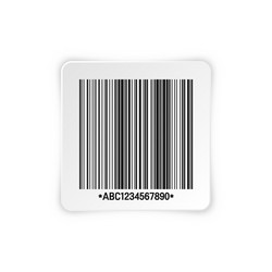 Shipment box with qr-code identification tracking Vector Image