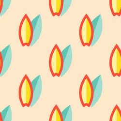 Surfboard seamless pattern for use as wrapping vector