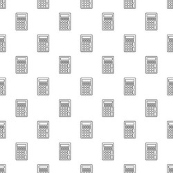 Calculator pattern seamless vector