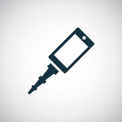 smartphone selfie stick icon for web and ui vector image