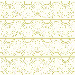 sun rays boho seamless pattern repeat background vector image