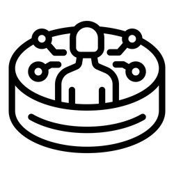 artificial intelligence and automation icon vector image