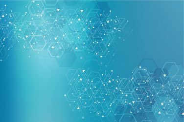 science network pattern connecting lines and dots vector image