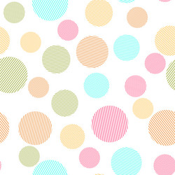 abstract seamless pattern with colorful circles vector image
