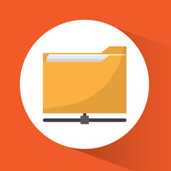 file and document design vector image