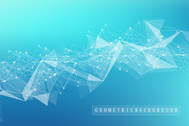 big data visualization artificial intelligence vector image