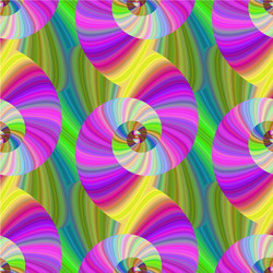 multicolored spiral fractal pattern vector