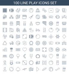 play icons vector