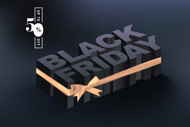 black friday sale banner vector