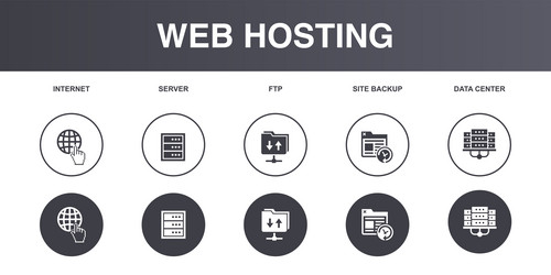 internet server ftp site backup data center vector image