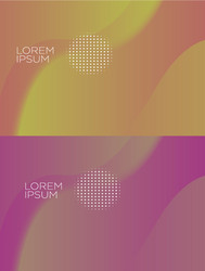 smooth abstract colorful backgrounds set - eps10 vector