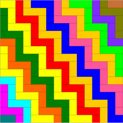 multi-color weave pattern background vector image