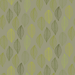 Elegant pattern with leafs drawn in thin lines vector