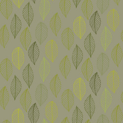 elegant pattern with leafs drawn in thin lines vector