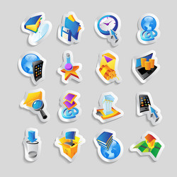 icons for technology and interface vector