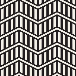 Zigzag Line Pattern - Abstract Monochrome vector image