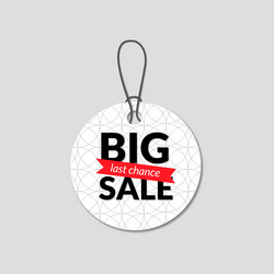 Special offer round promo sticker big sale vector