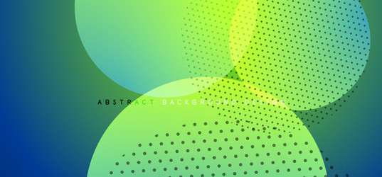 Abstract Tech Circles Background vector image