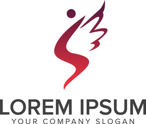 beautiful lady head logo cosmetics and beauty Vector Image