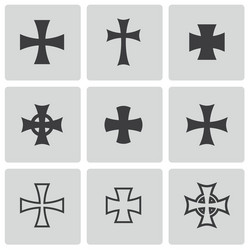 Chopper Crosses - Motorcycle Emblem Vector Image