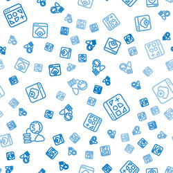 Set line network cloud connection different files vector