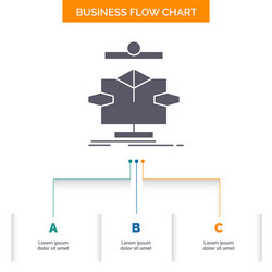algorithm chart data diagram flow business vector image