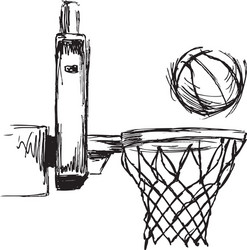 basketball net drawing