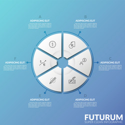 6 Piece Pie Chart Vector Images (over 180)