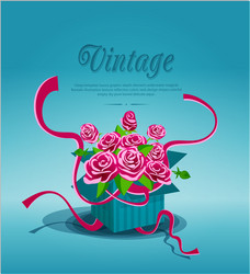 Vintage background vector