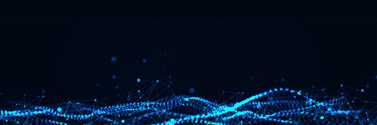 abstract background particles dynamic flow vector image