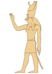 Ancient egypt god Royalty Free Vector Image - VectorStock