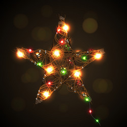Shining star award background Royalty Free Vector Image