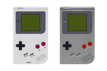 Portable game console vector