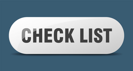 check list button sign key push vector image