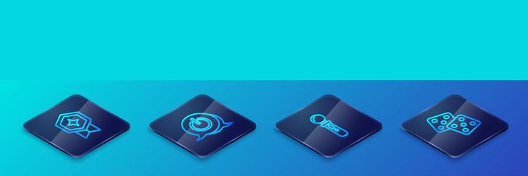 set isometric line vr controller game rating vector image