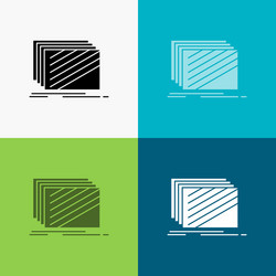 design layer layout texture textures icon over vector image