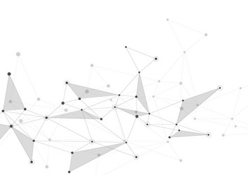 abstract connection background with lines and dots vector image