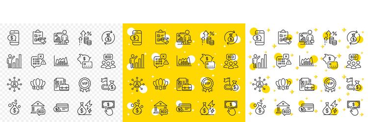 outline financial goal binary code and graph vector