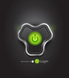 futuristic login page vector